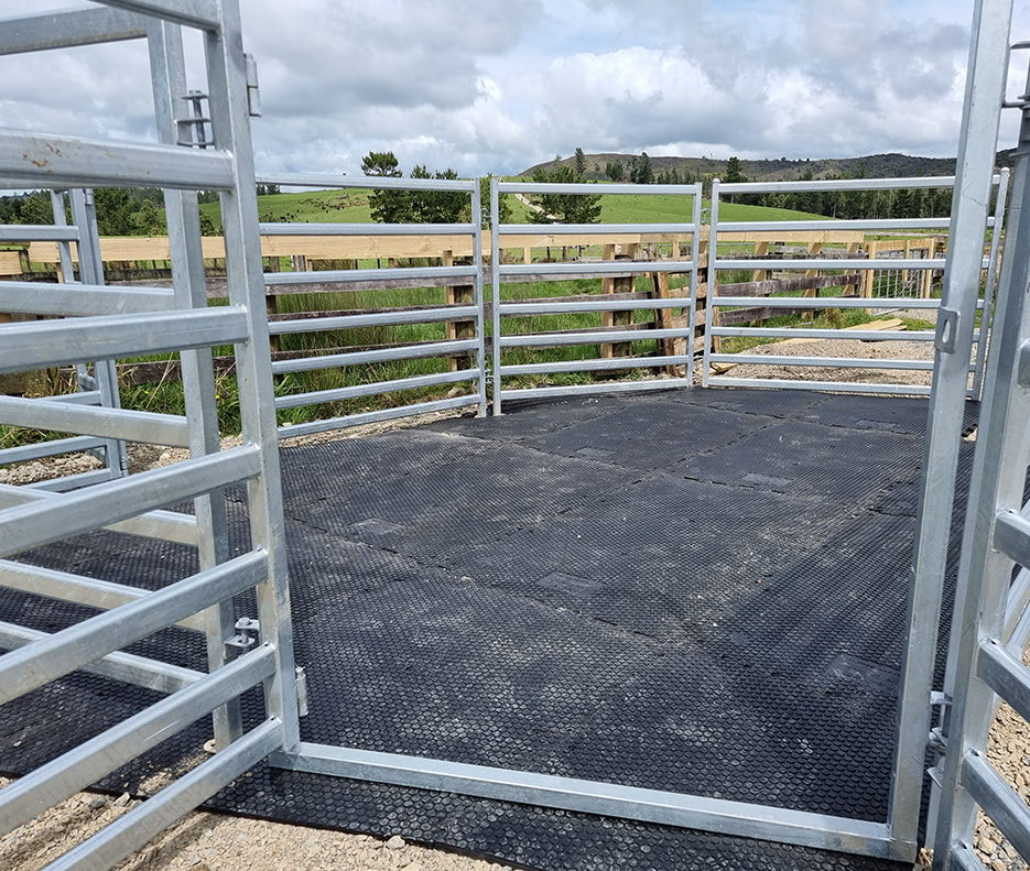 Agmat installed outdoors