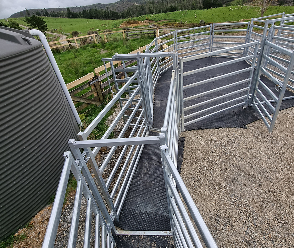 Agmat installed in cattle yards